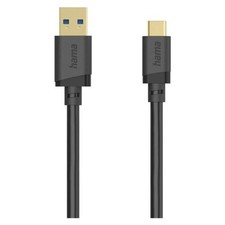 Hama USB Cable 3.2 Gen1 Black 0,75m picture