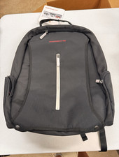 Porsche Design Black/Red Logo Laptop Backpack Bag picture