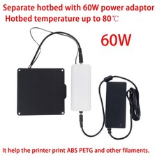 100x100mm Hotbed 60W 3D Printer Accessories Magnet Heating Platform Compat MFXL picture
