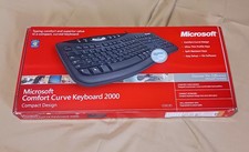 Microsoft Comfort Curve Keyboard 2000 Compact Design in Original Box picture