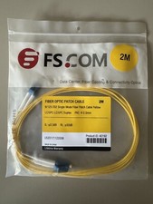 FS 40192 9/125 Single Mode Fiber Optic LC/UPC-LC/UPC Patch Cable 2m BN120 picture