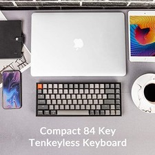 KEYCHRON K2 75% LAYOUT RGB BLUETOOTH WIRELESS MECHANICAL KEYBOARD WITH GATERON - picture