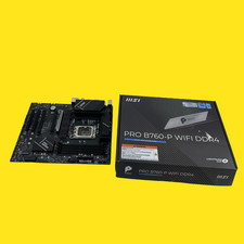 AS/IS READ MSI PRO B760-P WiFi DDR4 Motherboard CRACKED PINS #4020 Z34/4 picture