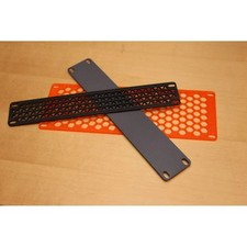 10 Inch Rack Vented Blank Panel 1U to 4U Sizes - PETG Multiple Colors picture