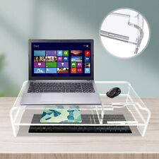 Desktop Clear Acrylic Monitor Stand Riser Computer Laptop Storage Support Stand picture