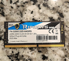 G.SKILL Ripjaws 32 (1x32GB) DDR4-3200 Laptop Ram picture