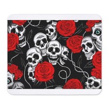 CafePress Cool Kids Skulls And Roses Designs Mousepad  (699076296) picture