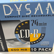 Dysan CD-R Recordable 650MB 74min 1x-4x 10 Pack Spindle/Cake Box picture