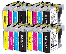 16PK XL Replacement Ink Set fits Brother LC103 MFC-J470DW MFC-J475DW MFC-J875DW picture