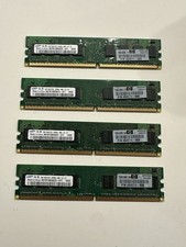 4PCS Samsung 1GB 1Rx8 PC2-6400U-666-12-ZZ M378T2863QZS-CF7 PC Memory picture