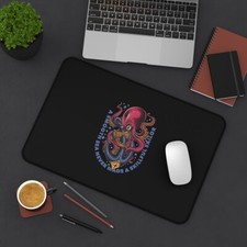 Octopus Desk Mat, Adventure Desk Mat, Anchor Desk Mat, Work Desk Mat picture