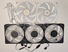 3x ARCTIC P12 Pro A-RGB + 2x Thermalright TL-H12W RGB PC Case Fan 120mm NEW picture