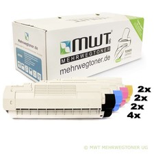 10x MWT ECO Cartridge for OKI Color MC563DN MC573DN Multipack picture