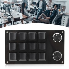 6 Key Mini Keyboard RGB Adjustable Macro Mechanical Gaming Keypad with Knob, Pro picture
