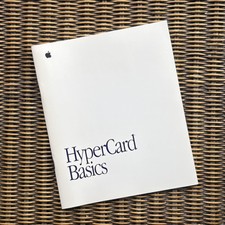 1990 Apple Macintosh Mac HyperCard Basics Manual Only 030-3543-B picture