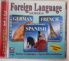 Software PC Foreign Language Series Learn German French Spanish Gold Pack NEW picture