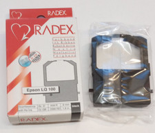 1x Radex Nylon Ribbon Size 658 Black for Epson LQ 100 Elite 200+ 3250 Action picture