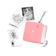 Phomemo M02 Pro 300DPI Mobile Thermal Printer, Pink picture