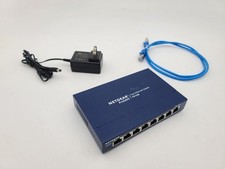 NETGEAR PROSAFE 8-PORT 10/100 DESKTOP ETHERNET SWITCH MODEL picture