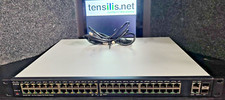 CISCO SG200-50P GIGABIT POE SWITCH | RACK EARS | POWER CORD | CERTIFIED RESET picture