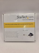 StarTech 4-Port PCIe 2.0 SATA III RAID Controller Card w/ HyperDuo picture