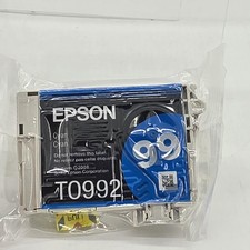 Epson 99 Cyan Ink Cartridge T0992 Genuine OEM Printer New Sealed Single Pack picture