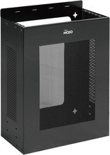 2U Vertical/Horizontal Wall Mountable Server Rack, with Vented Enclosure for 19