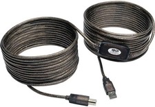 Eaton Tripp Lite Series USB 2.0 A to B Active Repeater Cable (M/M), 36 ft picture