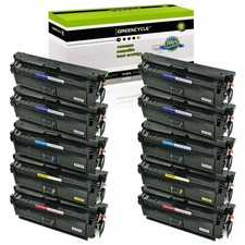 10× CF360X CMYK Color Toner Set fit for HP 508X Enterprise MFP M577Z M577f M577c picture