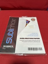 Lot 110 Sheets 8.5×11 Inch Sublimation Paper picture