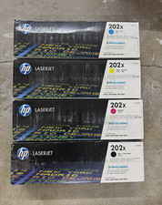 HP 202X Laser Toner Cartridge Set Black/Cyan/Magenta/Yellow CF500X-503X picture