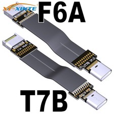 1pc Extension Internal USB 3.2 Flat Cable  USB3.2 Type C Female To Type E Male picture