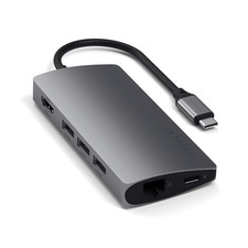 Satechi 8-in-1 USB-C Hub V2 Multiport Adapter 115W PD 4K HDMI Space Gray picture