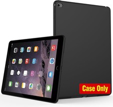Slim Soft Skin Silicone Protective Case for iPad Air 2 (2014 Release) - Black picture
