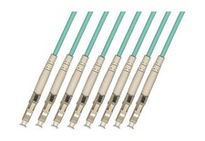 75M INDOOR ARMORED LC-LC 8 STRANDS OM3 50/125 MULTIMODE FIBER CABLE picture