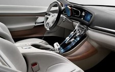 Cars volvo concept Desk Mat Stitched picture