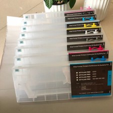8PC Refillable Ink Cartridge With Chip For Epson 4800 4880 7600 9600 printer picture