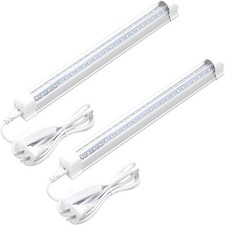 2 Pack 1 FT 9W 1080lm 6000K T8 VShape Integrated LED Tube Light Fixtures picture