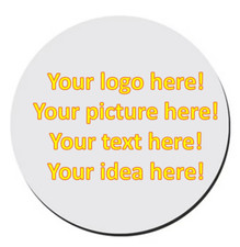 Custom Printed Coaster Round 4 Pack Personalized Photo, logo, design or Image picture