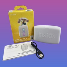 Fujifilm instax mini Link 3 Smartphone Proto Printer - Clay White #BU0293 picture