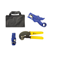Times Microwave Systems LMR-400 Coaxial Cable Tool Kit Strip Crimp Cut RG213 214 picture
