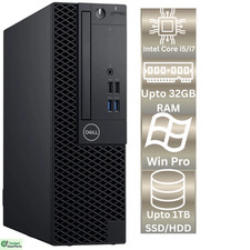 Dell Windows 11 Pro Desktop Computer PC Up To i7 7th Gen. 32GB RAM 4TB SSD/HDD picture