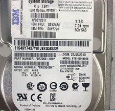 00Y2434 00Y2511 00Y5723 IBM 7.2K 1TB RPM 6Gbps SAS NL 2.5