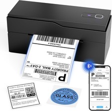Label Printer 4x6 Bluetooth+USB Thermal Label Printer +30  Labels picture
