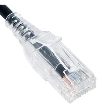 ICC ICCICPCSH10BK CAT6 Slim Ethernet Patch Cord - 10' - Black picture