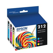 Genuine Epson 212 Ink Cartridge Tri-Color for XP-4100 XP-4105 WF-2830 WF-2850  picture