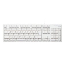 Elecom keyboard wired membrane full keyboard white picture