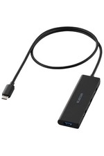 ELECOM USB Hub USB-C connection USB 3.2 Gen1 5Gbps 4 ports bus-powered 60cm picture