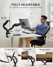 HUANUO Dual Monitor Stand - Full Adjustable Monitor Desk Mount Mounting Base picture