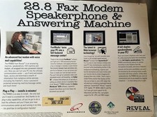 Reveal PM700 Internal 28.8 Kbps Fax Modem Kit, Card FB  WS-2814JS6, Software + picture